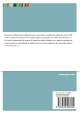 Perfil De Personalidad Y Evaluación Neuropsicológica En Penados Por Delito De Homicidio En El Centro Penitenciario De Aragua Perfil De Personalidad Y Evaluación Neuropsicológica En Penados Por Delito De Homicidio En El Centro Penitenciario De Aragua