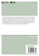 Wie Sünde unser alltägliches Leben bestimmt. (Unterrichtsentwurf, evangelische Religion, 3. Klasse Grundschule)