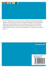 Einfluss von Influencern auf den Kaufentscheidungsprozess der verschiedenen Generationen Einfluss von Influencern auf den Kaufentscheidungsprozess der verschiedenen Generationen
