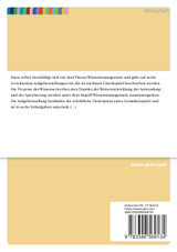 Wissensmanagement. Führungsaufgaben und beeinflussende Faktoren für die Wettbewerbsfähigkeit im Unternehmen Wissensmanagement. Führungsaufgaben und beeinflussende Faktoren für die Wettbewerbsfähigkeit im Unternehmen