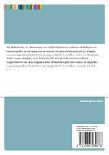 Negative Auswirkung der Maßnahmen zur Eindämmung der COVID-19-Pandemie auf die psychische Gesundheit der deutschen Bevölkerung Negative Auswirkung der Maßnahmen zur Eindämmung der COVID-19-Pandemie auf die psychische Gesundheit der deutschen Bevölkerung