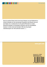 Die Entstehung der weltweiten Finanzkrise und ihre Auswirkung auf die deutsche Realwirtschaft Die Entstehung der weltweiten Finanzkrise und ihre Auswirkung auf die deutsche Realwirtschaft