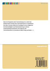 Die Bedeutung von Risikomanagementsystemen für mittelständische Unternehmen unter Beachtung der rechtlichen Rahmenbedingungen