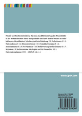 Frauen und Rechtsextremismus Frauen und Rechtsextremismus