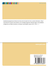 Bewusstseinsbildung zur Einführung von Total Quality Management in einem Unternehmen des Baugewerbes