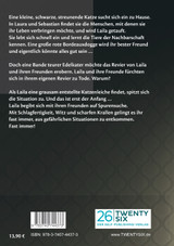 Roter Sessel, schwarze Katze