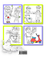 Au Travail livre de coloriage Au Travail livre de coloriage