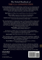 Oxford Handbook of the U.S. Constitution Oxford Handbook of the U.S. Constitution