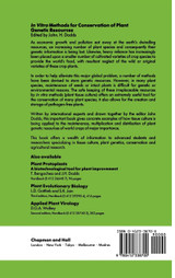 In Vitro Methods for Conservation of Plant Genetic Resources In Vitro Methods for Conservation of Plant Genetic Resources