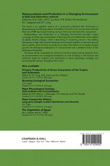 Photosynthesis and Production in a Changing Environment