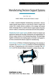 Manufacturing Decision Support Systems