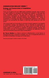 Ecology and Conservation of Amphibians