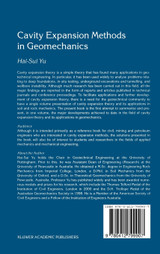 Cavity Expansion Methods in Geomechanics
