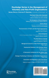 Governance and Regulation in the Third Sector Governance and Regulation in the Third Sector