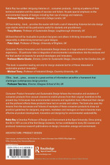 Consumer Product Innovation and Sustainable Design Consumer Product Innovation and Sustainable Design