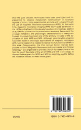 Magnetic Resonance in Experimental and Clinical Oncology