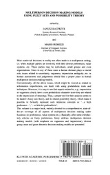 Multiperson Decision Making Models Using Fuzzy Sets and Possibility Theory