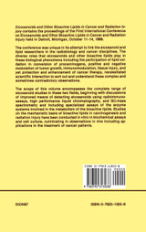 Eicosanoids and Other Bioactive Lipids in Cancer and Radiation Injury