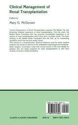 Clinical Management of Renal Transplantation Clinical Management of Renal Transplantation
