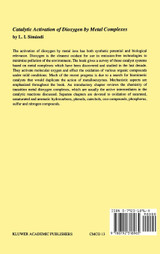 Catalytic Activation of Dioxygen by Metal Complexes Catalytic Activation of Dioxygen by Metal Complexes