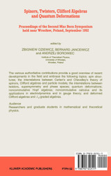 Spinors, Twistors, Clifford Algebras and Quantum Deformations