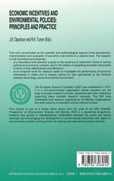Economic Incentives and Environmental Policies Economic Incentives and Environmental Policies