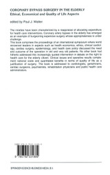 Coronary Bypass Surgery in the Elderly Coronary Bypass Surgery in the Elderly