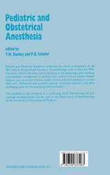 Pediatric and Obstetrical Anesthesia