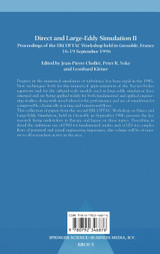 Direct and Large-Eddy Simulation II