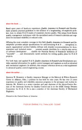 Quality Assurance in Research and Development Quality Assurance in Research and Development