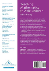 Teaching Mathematics to Able Children