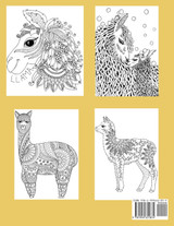 Llama Coloring Book Llama Coloring Book