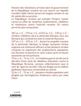 Les révolutions sous la République romaine Les révolutions sous la République romaine