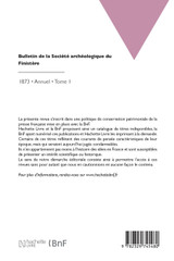 Bulletin de la Société archéologique du Finistère Bulletin de la Société archéologique du Finistère