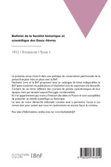 Bulletin de la Société historique et scientifique des Deux-Sèvres