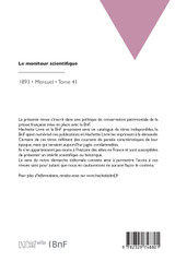 Le moniteur scientifique