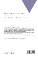 Bulletin de la Société chimique de Paris Bulletin de la Société chimique de Paris