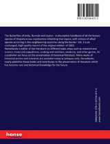 The Butterflies of India, Burmah and Ceylon