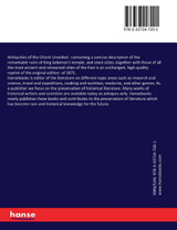 Antiquities of the Orient Unveiled