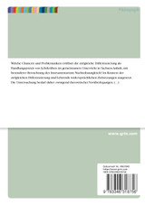 Die Problematik der zielgleichen Differenzierung aus der Perspektive von Lehrkräften Die Problematik der zielgleichen Differenzierung aus der Perspektive von Lehrkräften