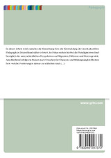 Die interkulturelle Pädagogik in Deutschland. Entwicklung, Bedeutung und Ziele Die interkulturelle Pädagogik in Deutschland. Entwicklung, Bedeutung und Ziele