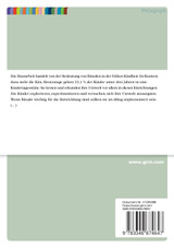 Die Bedeutung von Ritualen in der frühen Kindheit im Kontext Kita Die Bedeutung von Ritualen in der frühen Kindheit im Kontext Kita
