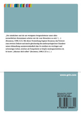 Rousseaus Menschenbild im Naturzustand