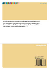 Trennbanken statt Universalbanken Trennbanken statt Universalbanken