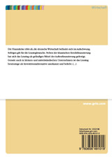 Steuerung von Liquiditätsrisiken im Leasinggeschäft Steuerung von Liquiditätsrisiken im Leasinggeschäft