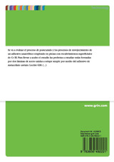 Comportamiento frente al Postcurado y al Envejecimiento de una Unión Adhesiva Anaeróbica Comportamiento frente al Postcurado y al Envejecimiento de una Unión Adhesiva Anaeróbica