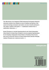 Evaluation of an Integrated STEM Professional Development Model into an Elementary School