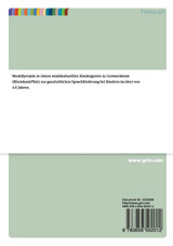 Durchgängige Sprachförderung im Kindergarten "Regenbogen" Durchgängige Sprachförderung im Kindergarten "Regenbogen"