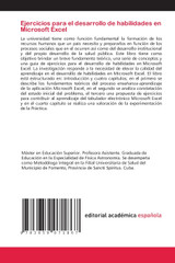 Ejercicios para el desarrollo de habilidades en Microsoft Excel Ejercicios para el desarrollo de habilidades en Microsoft Excel
