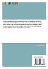 Kommunikation über das Internet oder Face-to-Face? Ein Vergleich